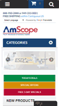 Mobile Screenshot of amscope.com